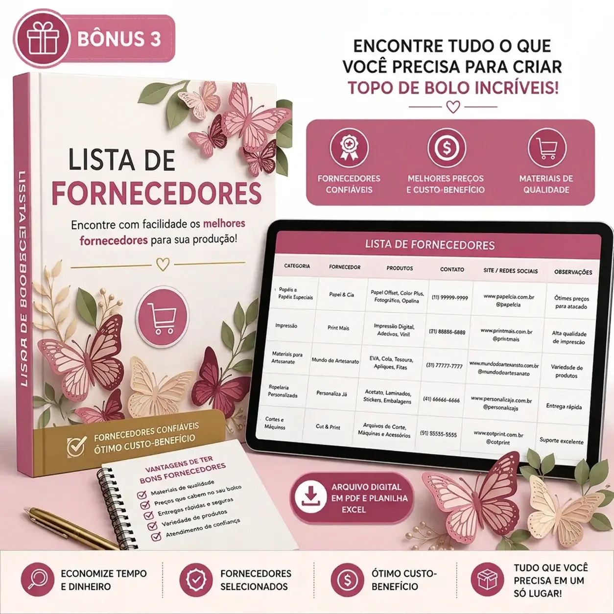 Lista de Fornecedores